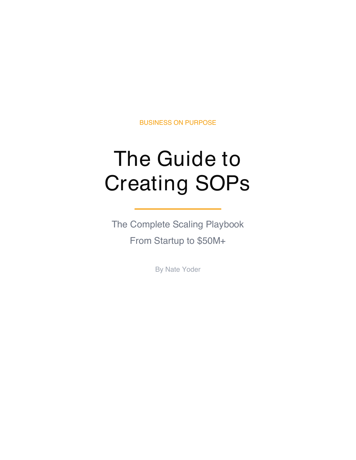 SOP Framework desktop preview